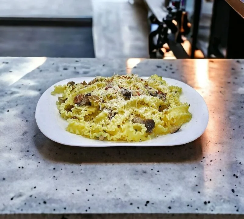 Pasta al funghi porcini. Mafalde di Napoli al funghi porcini - La Cocina de  Gibello